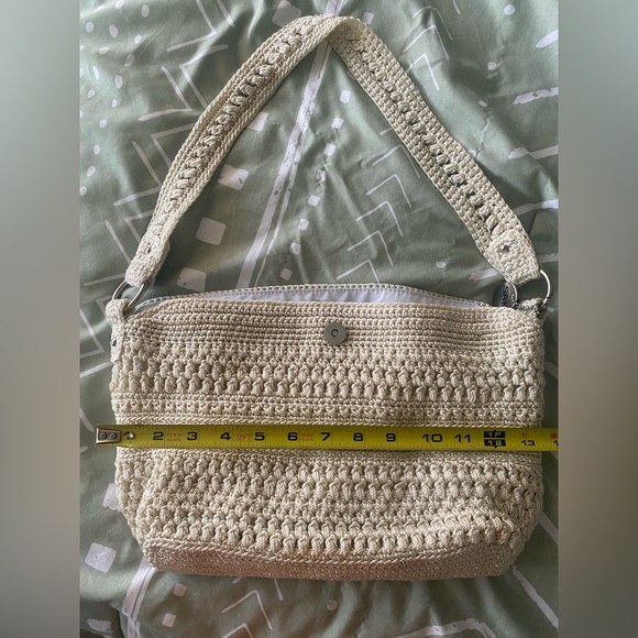 The Sak Tan Crochet Shoulder Bag purse - Picture 6 of 9